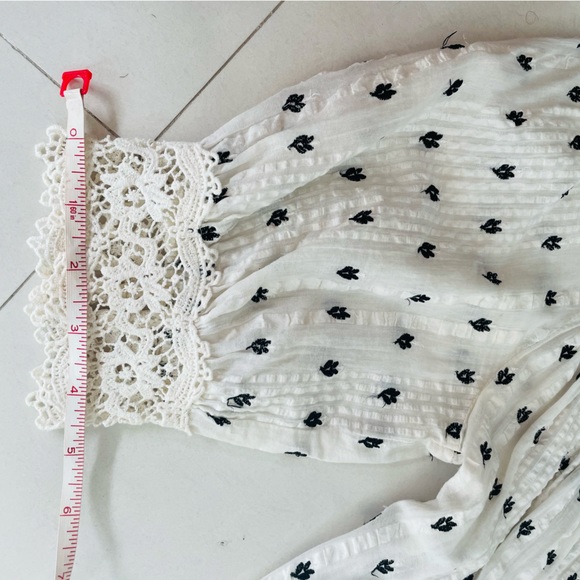 LoveShackFancy embroidered puff sleeve top - Picture 13 of 13